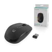 Ewent EW3221 muis RF draadloos + USB Optisch 1200 DPI Ambidextrous Zwart