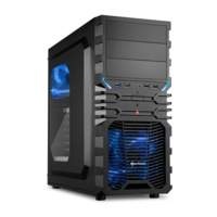 Sharkoon VG4-W Midi-Toren Zwart computerbehuizing