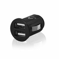 Ewent EW1220 Auto Zwart oplader voor mobiele apparatuur