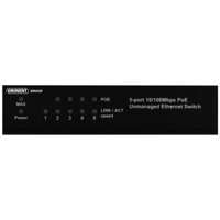 Eminent EM4430 Unmanaged Fast Ethernet (10/100) Power over Ethernet (PoE) Zwart netwerk-switch