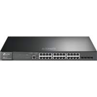 TP-LINK T2600G-28MPS netwerk-switch Managed L2 Zwart Power over Ethernet (PoE)