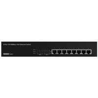 Eminent EM4431 Unmanaged Fast Ethernet (10/100) Power over Ethernet (PoE) Zwart netwerk-switch