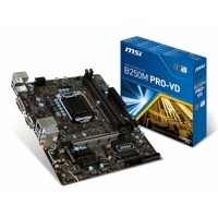 MB MSI B250M PRO-VD 1151 /  DVI-D / VGA /  mATX