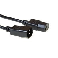 Ewent EW9186 1.8m C14 stekker C13 stekker Zwart electriciteitssnoer