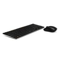 Rapoo 9060 RF Draadloos QWERTY Nederlands Zwart toetsenbord