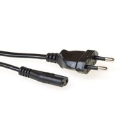 Ewent EW9181 1.5m CEE7/16 C7 stekker Zwart electriciteitssnoer