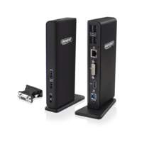 Eminent EM1500 USB 3.0 (3.1 Gen 1) Type-A Zwart notebook dock & poortreplicator