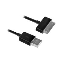 Ewent EW9907 mobiele telefoonkabel USB A Samsung 30-p Zwart 1 m