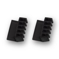 Ewent EW1565 Bureau Cable holder Zwart 2stuk(s) kabelbeheersysteem
