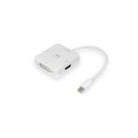 Ewent EW9863 video kabel adapter 0,15 m Mini DisplayPort VGA + HDMI + DVI Wit