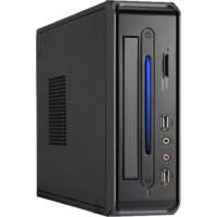 Case 820-02B-C Mini-ITX/ 65W ext. PSU / Card Reader / USB3