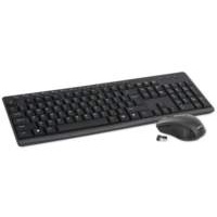 Omega OKM071B toetsenbord RF Draadloos QWERTY Amerikaans Engels Zwart
