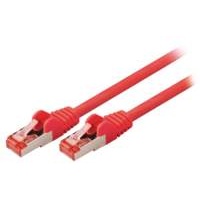 S/FTP CAT6 RJ45netwerkkabel 1,0 m rood