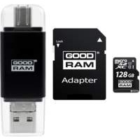 Goodram OTG cardreader + 128GB Micro SD + adapt / Type A/B/C