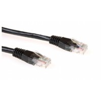 Ewent 0.5m Cat6 UTP 0.5m Cat6 U/UTP (UTP) Zwart netwerkkabel