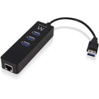 Ewent EW1140 USB 3.0 (3.1 Gen 1) Type-A 5000Mbit/s Zwart hub & concentrator