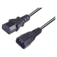 Ewent EW9186 1.8m C14 stekker C13 stekker Zwart electriciteitssnoer