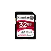 Kingston Technology SD Canvas React flashgeheugen 32 GB SDHC Klasse 10 UHS-I