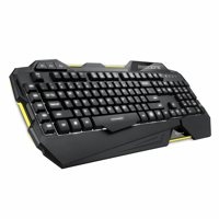 Sharkoon Shark Zone K30 USB QWERTY Amerikaans Engels Zwart, Geel toetsenbord